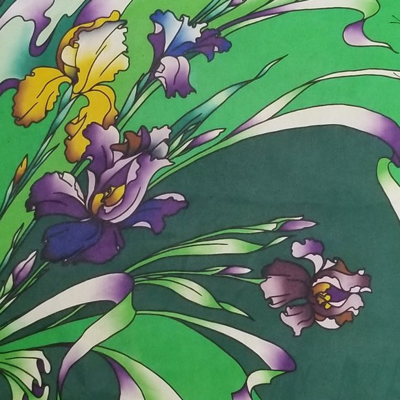 ✅#87 NW/OT RARE Russian square hand-painted scarf